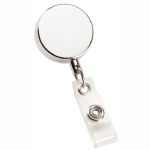  - Metal Zip Pull Badge Holder