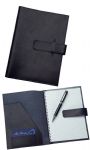  - A5 Leather Pad Cover in Black